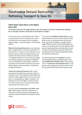 Cover Constructive Demand Destruction: Rethinking Transport to Save Oil